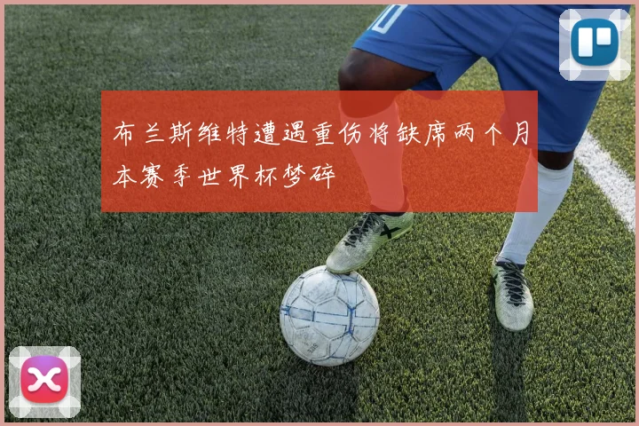 布兰斯维特遭遇重伤将缺席两个月本赛季世界杯梦碎